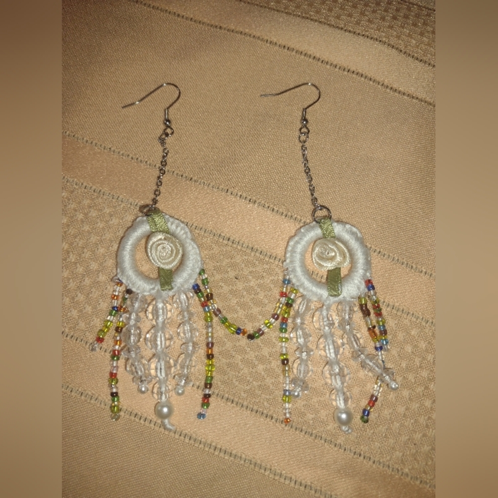 Bohemian Beaded Dangle Earrings